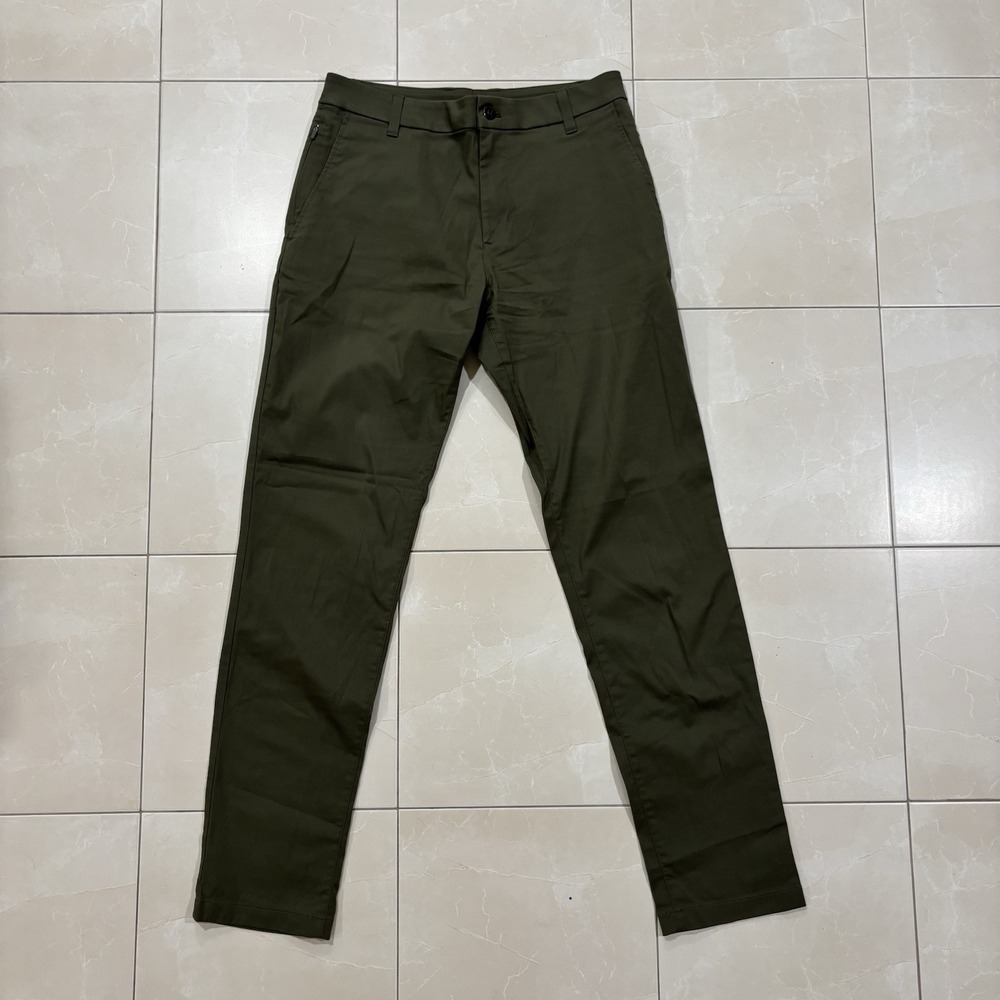 Birddogs Pants Mens 30x32 Olive Green Boom For Your Boomstick Tech Golf Athletic